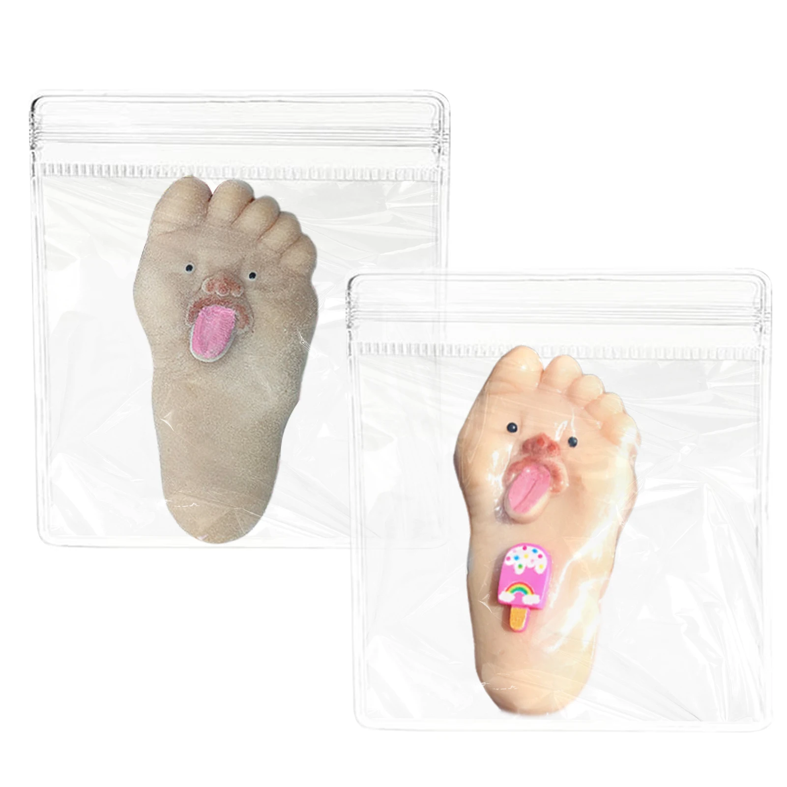 Balle anti-Stress Squishy pour gros pieds, jouet amusant à rebond lent, anti-Stress, balle d'aération, jouet sensoriel à presser, cadeau d'anniversaire