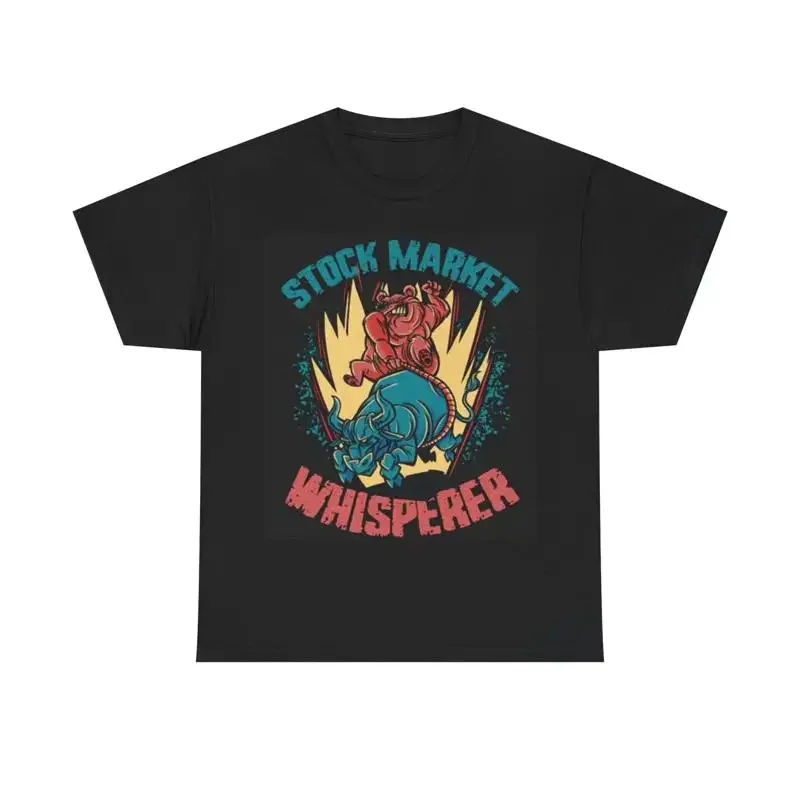 Stock Market Whisper T Shirt Funny Heavy Cotton