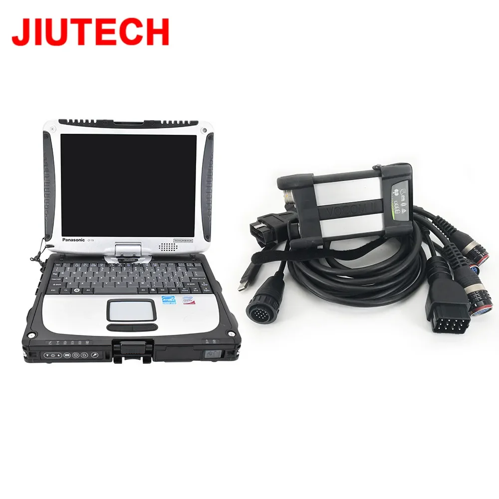 2.8 ptt Vocom 88894000 for  truck excavator diagnostic tool supports EUR6+CF19 laptop