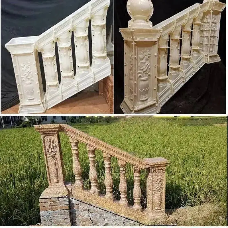 Slope Corner Building Mold European Stair Handrail Mold Cement Railing Fence Model Outdoor Cast-in-place Roman Pillar Villa