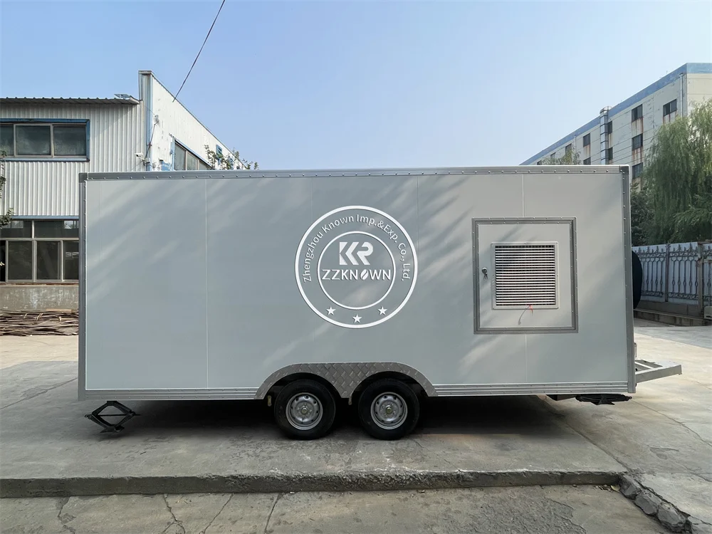 ステンレス鋼のクイック食品トレーラー,ストリートスナック,ピザキオスク,アイスクリームカート,モバイルスタート