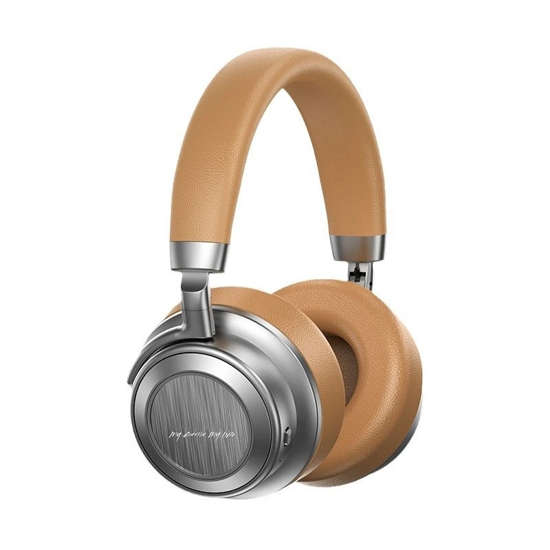 RB-980HB ANC Active Noise Cancelling Wireless Headphones, Retro Metal Over-Ear Bluetooth Headset with Mic view 5