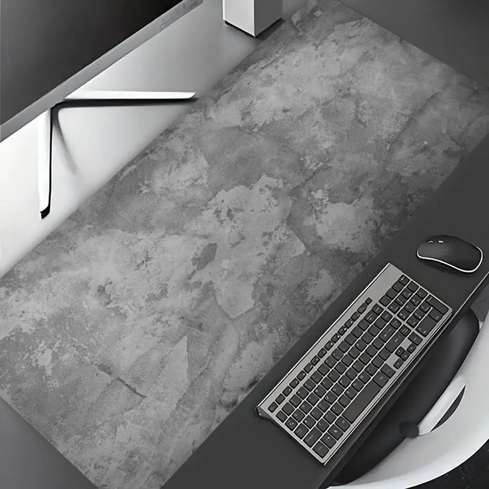 Extra Large Gaming Mouse Pad,gray Abstract Artwork, Non-slip Rubber,precision Lock Edges, Perfect for Office and Gaming Settings