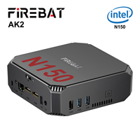 FIREBAT AK2 PLUS Mini PC Intel N150 N100 Dual Band WiFi5 BT4.2 DDR4 16GB 512GB Desktop Gaming Computer Mini PC Gamer