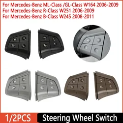 4 Keys Car Steering Wheel Switch Control Button for Mercedes-Benz ML-Class/GL-Class W164 2006-2009 R-Class Auto Accessories