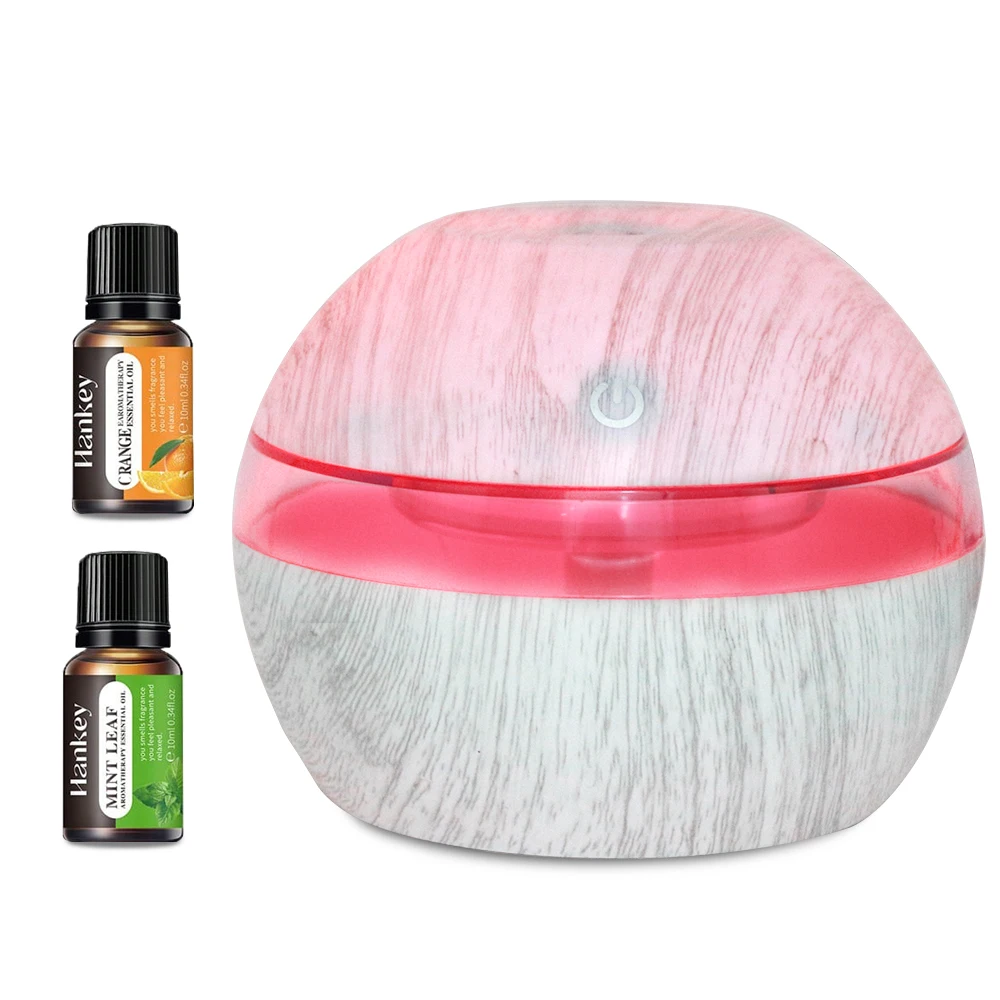 

Диффузор-увлажнитель на 300 мл с интеллектуальным сенсорным управлением, 7-цветная светодиодная подсветка настроения, прохладный туман с питанием от USB для дома, офиса, йоги, предварительной очистки