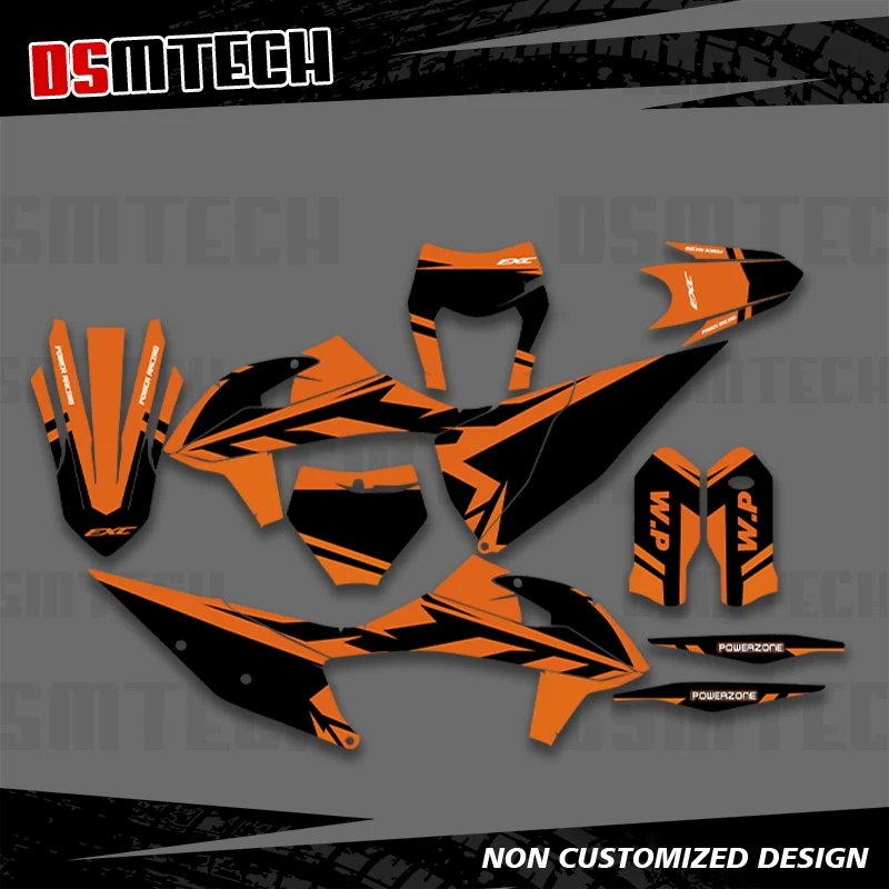 

DSMTECH для KTM SX SXF XC XCF 250 300 350 450 2019 2020 2021 2022 EXC EXCF XCW 2020 2021 2022 2023 Графические наклейки Наклейки 005