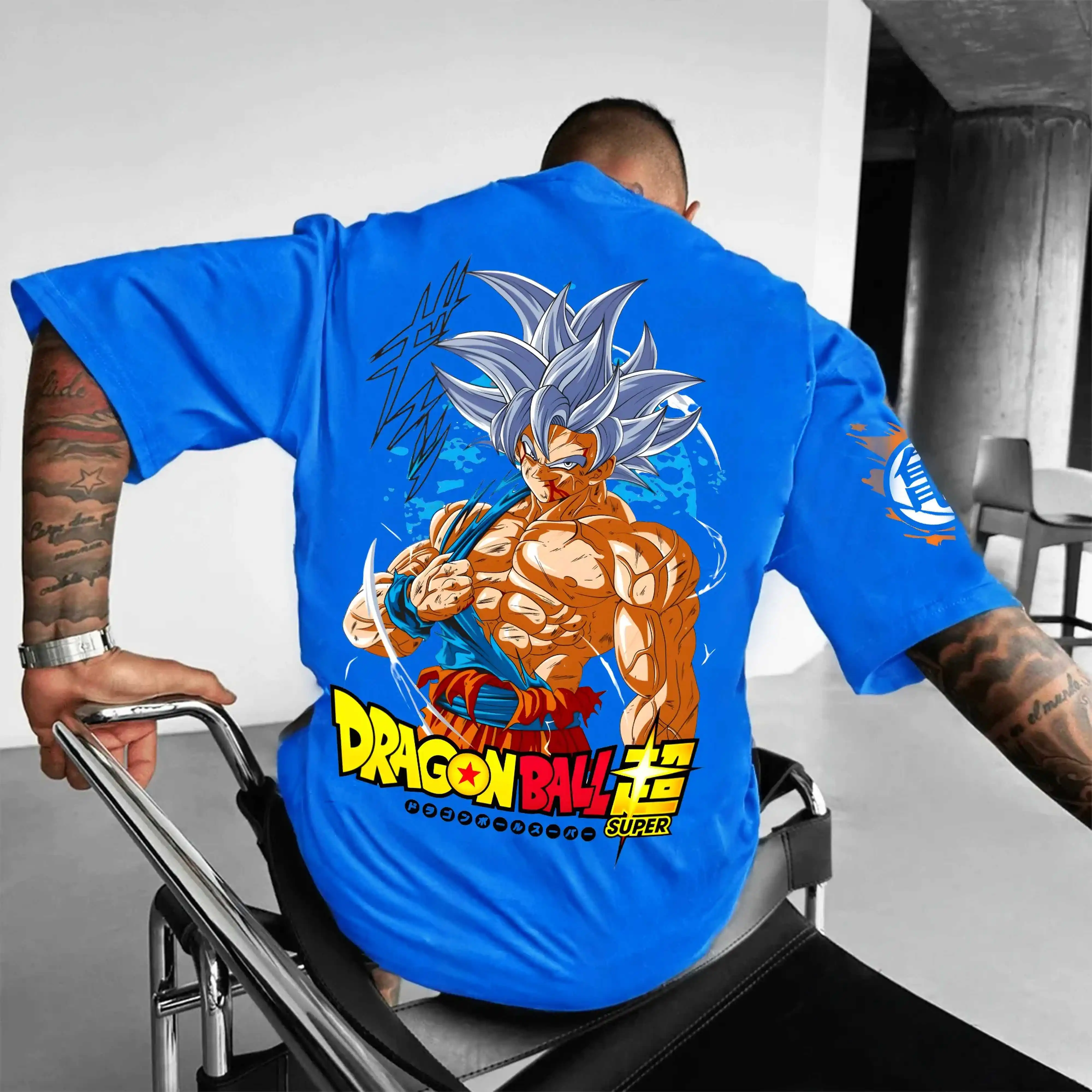 Dragon Ball Animation Peripheral GOKU Letnia koszulka z krótkim rękawem 2025 Klasyczna luźna męska i damska bawełniana koszulka