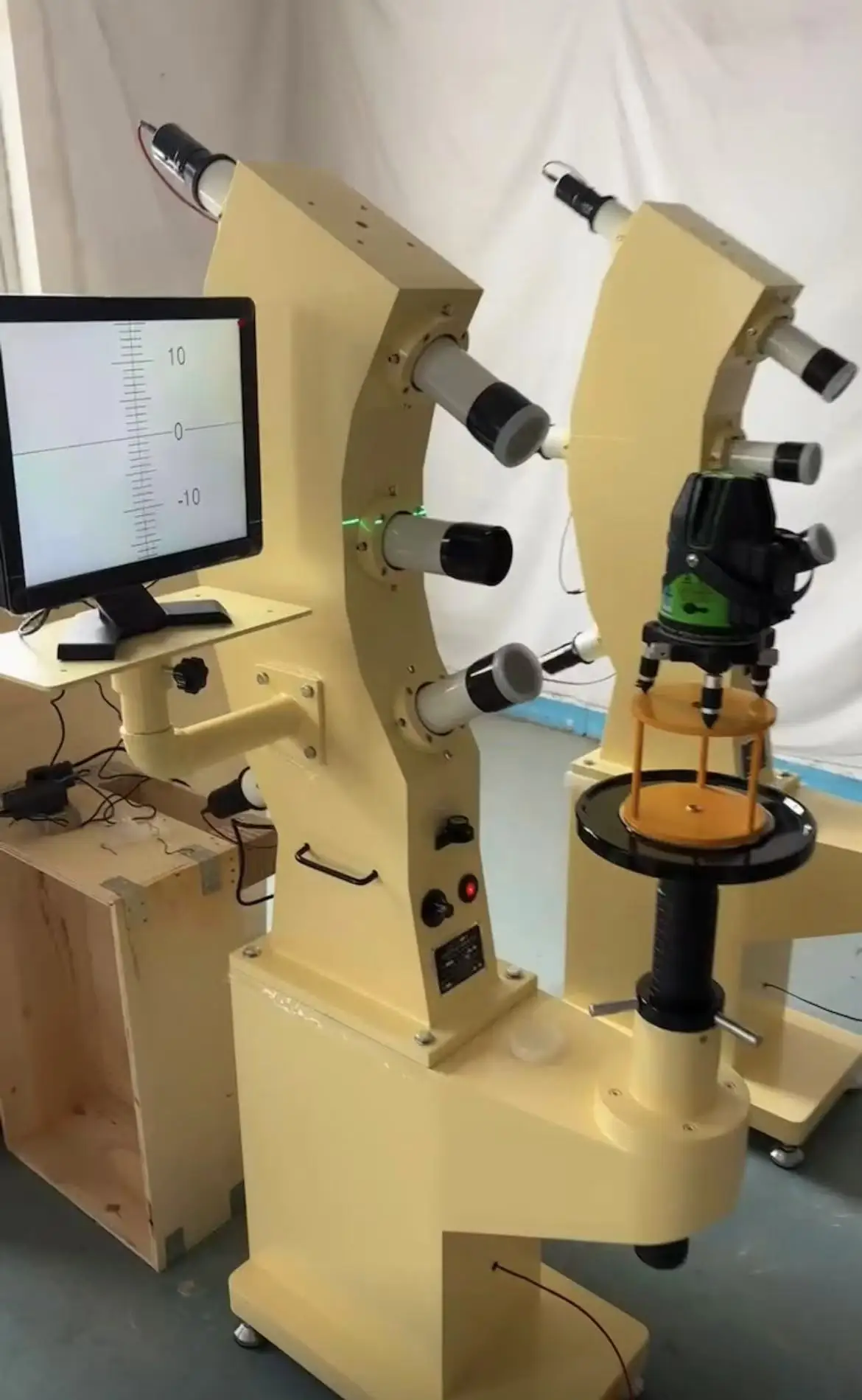 OEM Collimator 3 Tubes 3 Cameras 3 Sensors 1 Monitor Total Station Theodolite Au