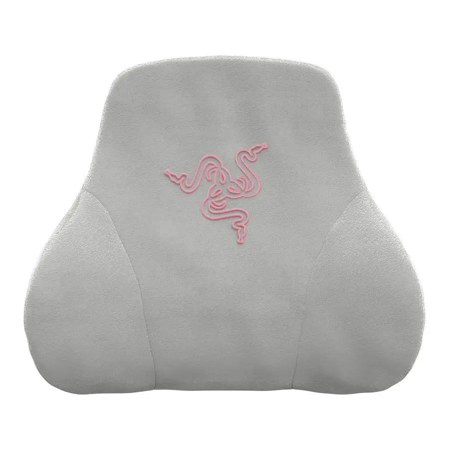 Head Cushion Neck amp Head Support for Gaming Chairs Ergonomically Designed Memory Foam Padding Wrapped in Plush Pink Velvet Qua