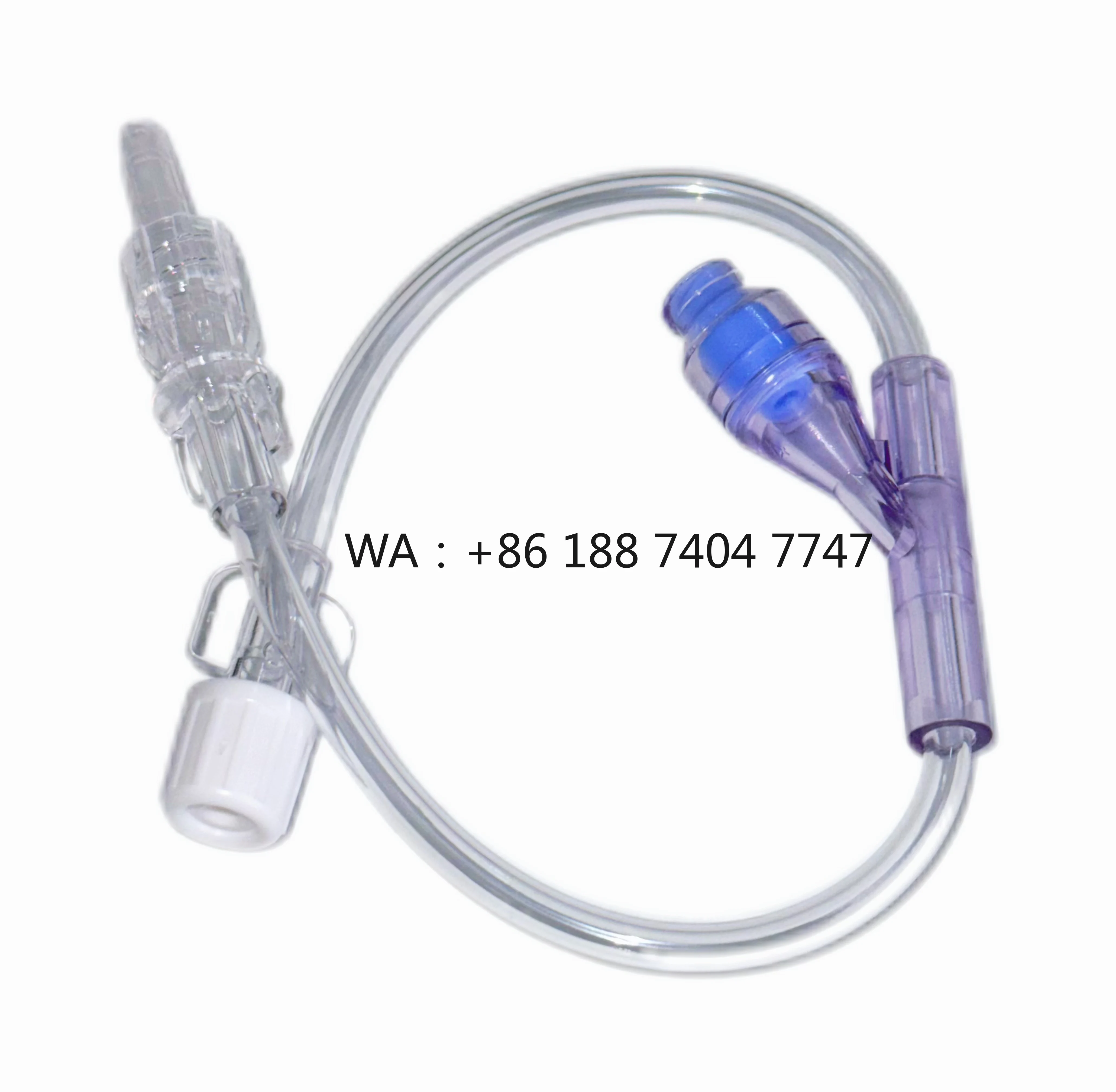 transducteurs-de-pression-ibp-compatibles-medex-tube-d'extension-articule-mobile-raccord-en-y-sans-aiguille-compatible-abbott-jetable-pour-usage-sanguin