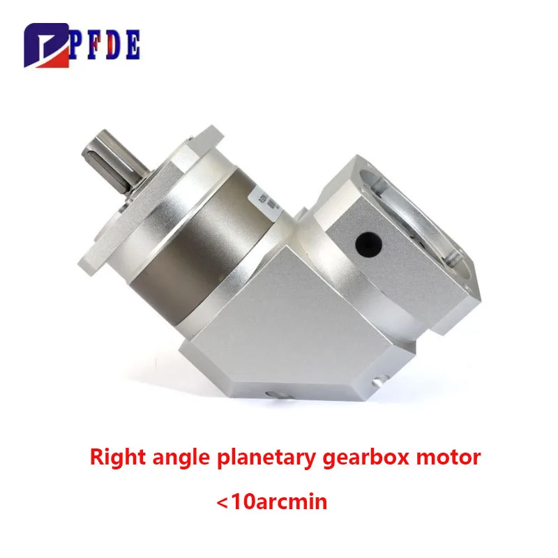 High Precision Right Angle Planetary Gearbox Motor Less Than 10 Arcmin 90 Degree Angle Gearbox Straight Teeth for 60st Servo Mot