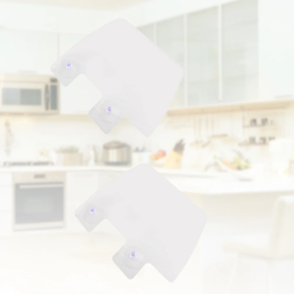 

2Pcs Kitchen Sink Guard Resin Anti-Splash Baffle Elastic Suction Cups for Bathroom Basin Guard Sink Waterproof