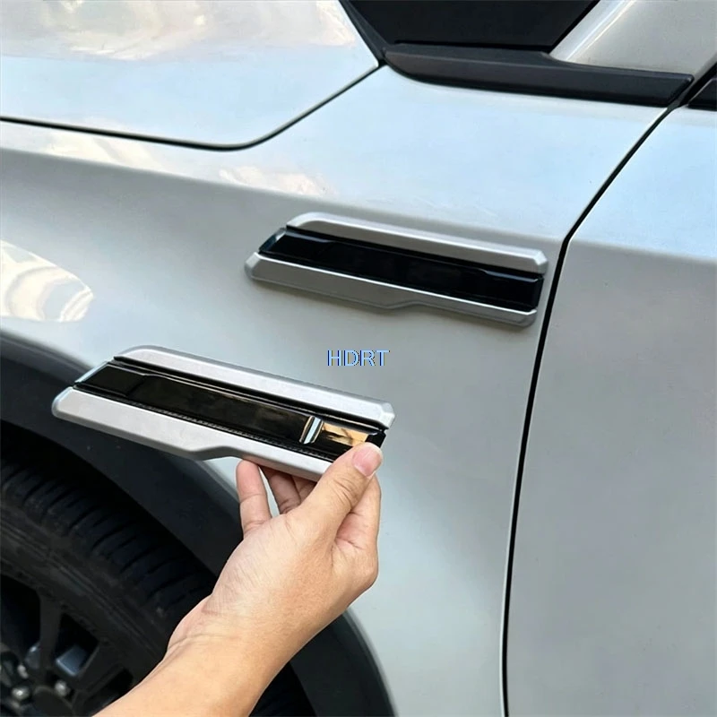 For Toyota Land Cruiser 250 LC250 Prado 2024 + Car Styling Front Leaf Fender Side Mark Decal Label Door Badge Cover Accessories