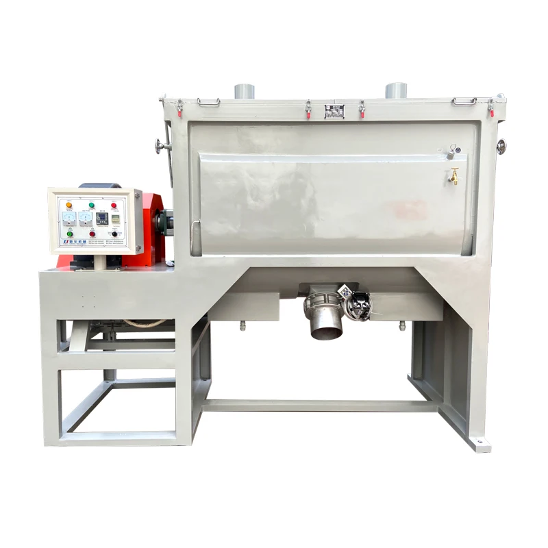 Máquina Misturadora Industrial de Pó com Capacidade de 1500L e 15kw, Barril de Aço Inoxidável Semi-Automático