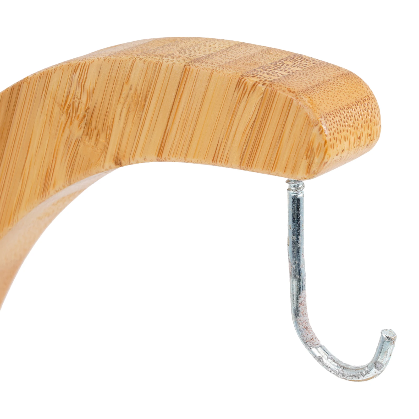 

Modern Bamboo Fruit Hanging Rack Banana Hanger Storage Stand Hook Holder Multi-Functional Kitchen Countertop Decor Simple Design
