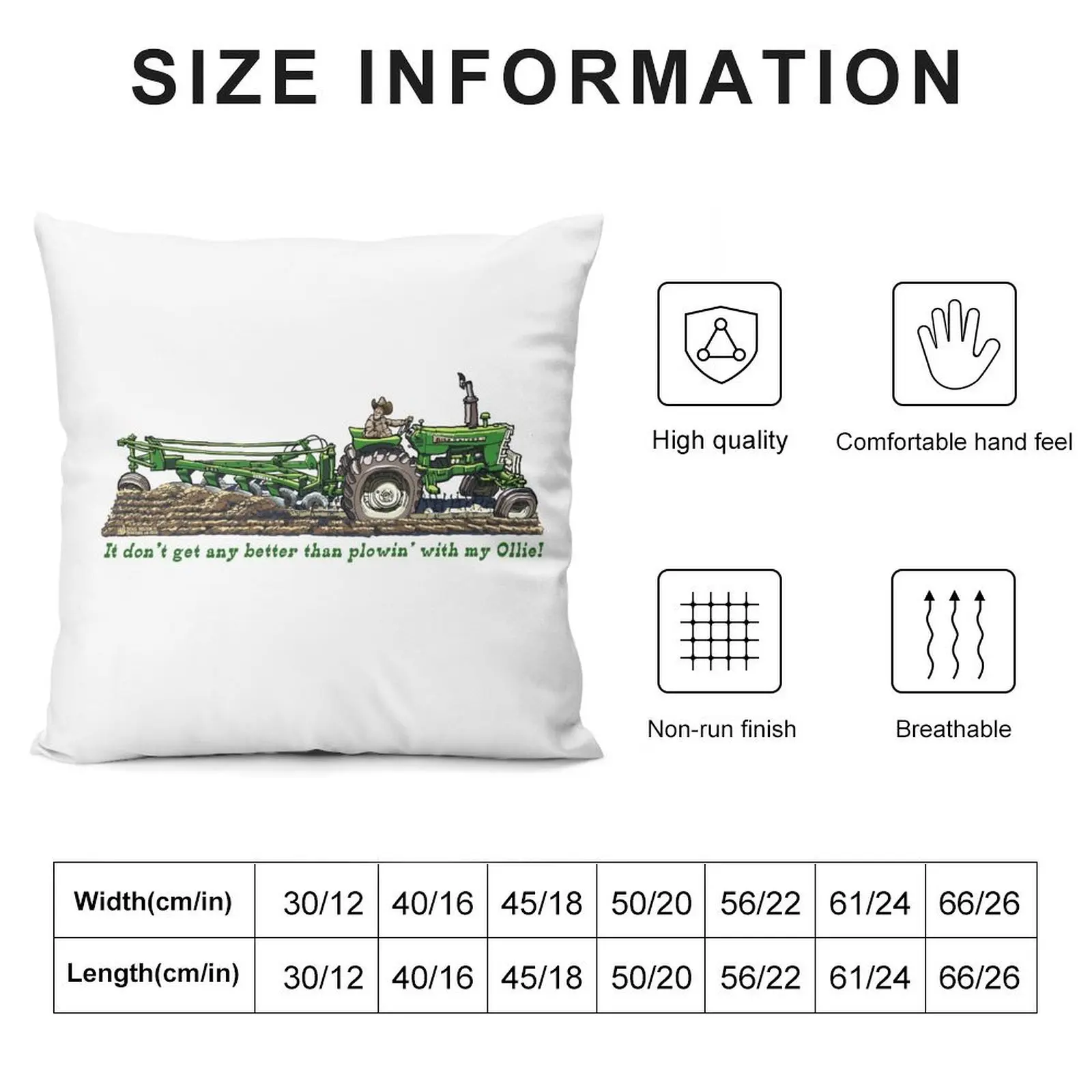 Plowing with my Oliver Throw Pillow autumn decoration autumn pillowcase pillow