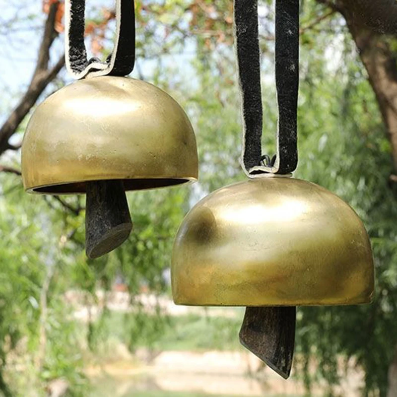 

Медные колокольчики ручной работы, тибетские буддийские колокольчики для медитации, звуковое исцеление, профессиональные ударные инструменты, уличные колокольчики