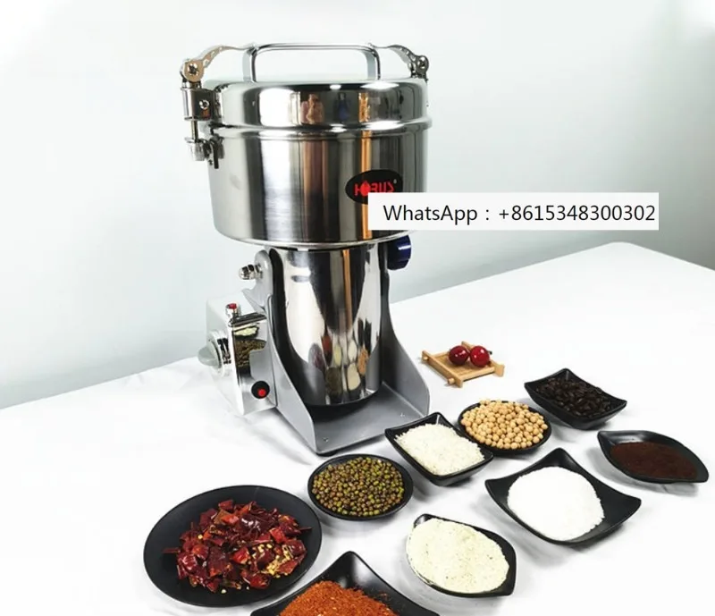 chilli powder make machine grinder 500g 1000g stainless steel grinder for sale