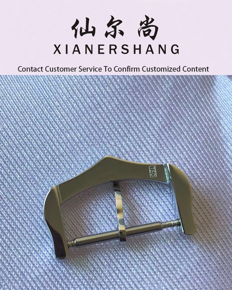 XIANERSHANG Custom C-ARTIER TANK Original Style Watch Clasp 16MM Belt Buckle 316L Stainless Steel Pin Buckle Watch Accessories