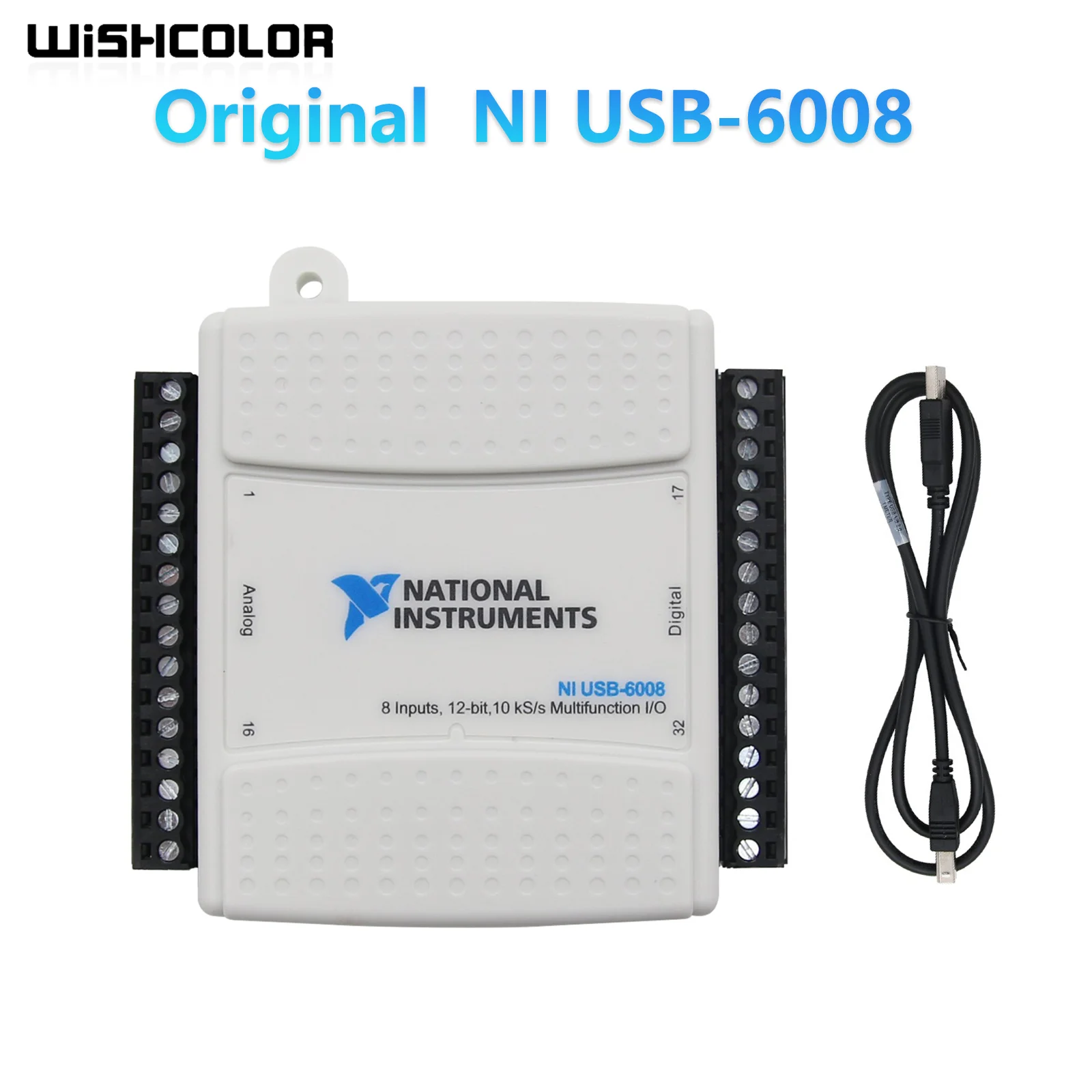 Wishcolor Original USB-6008 USB Data Acquisition Card Multifunction USB DAQ 779051-01 Fast Shipping