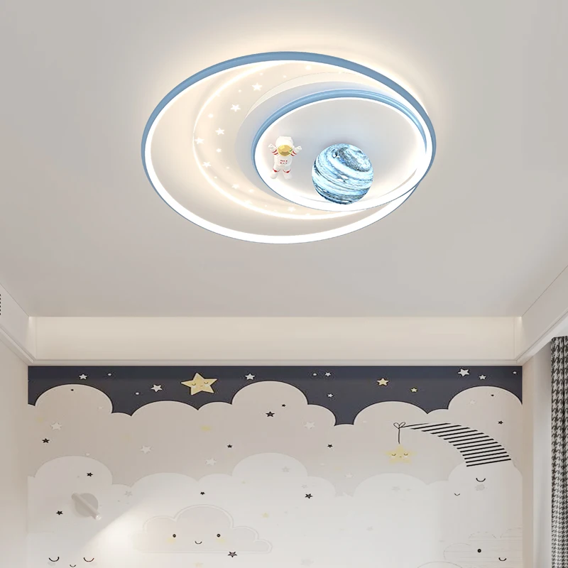 Imagem -06 - Lâmpada Moderna do Teto Led para Crianças Lustre de Teto para Quarto Infantil Decoração de Casa Iluminação do Quarto de Meninas e Meninos