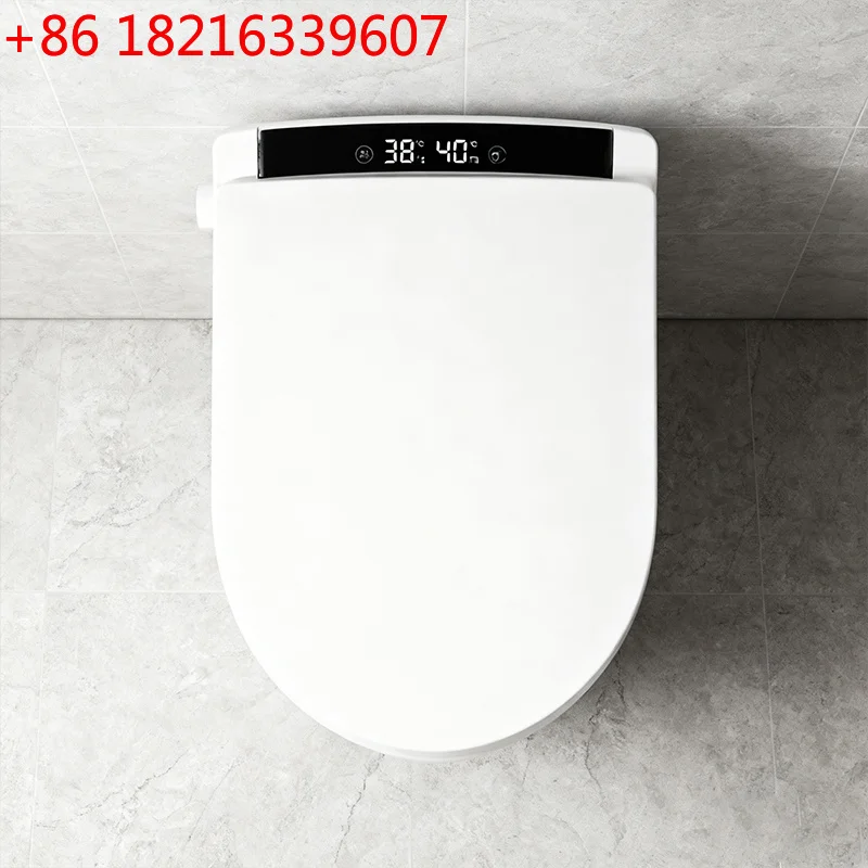 YAO YAO Smart Bidet Toilet Seat Heated Elongated Electric Bidet Warm Air Dryer LED Display Self Cleaning Night Light Toilet Bowl