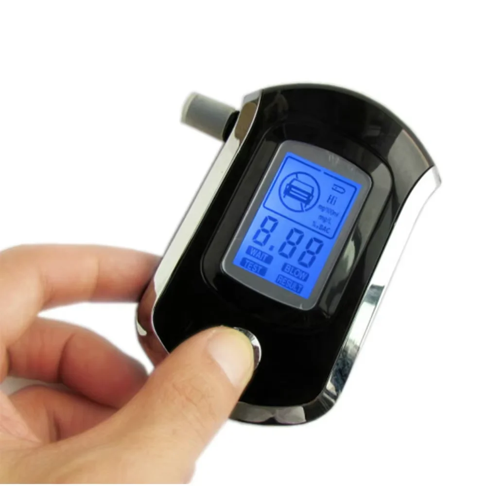 

Breathalyzer Digital Alcohol Tester Detector Breath Analyzer Portable With LCD Display