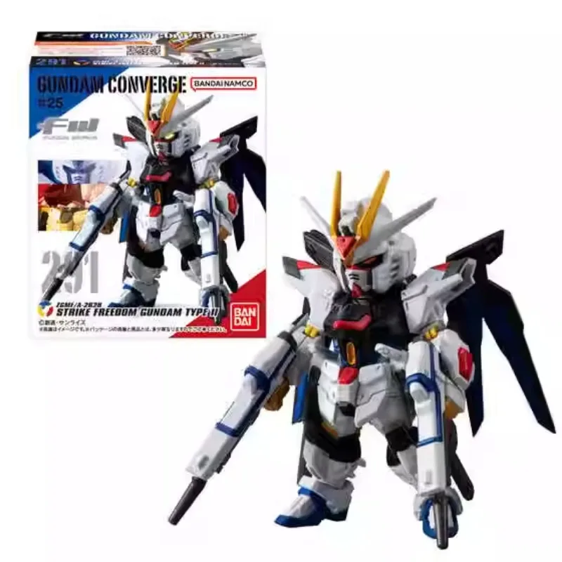 BANDAI Original Genuine Shokugan FW GUNDAM CONVERGE 25 Anime Figure Wing Action Figure Toys for Boys Girls Kids Birthday Gifts