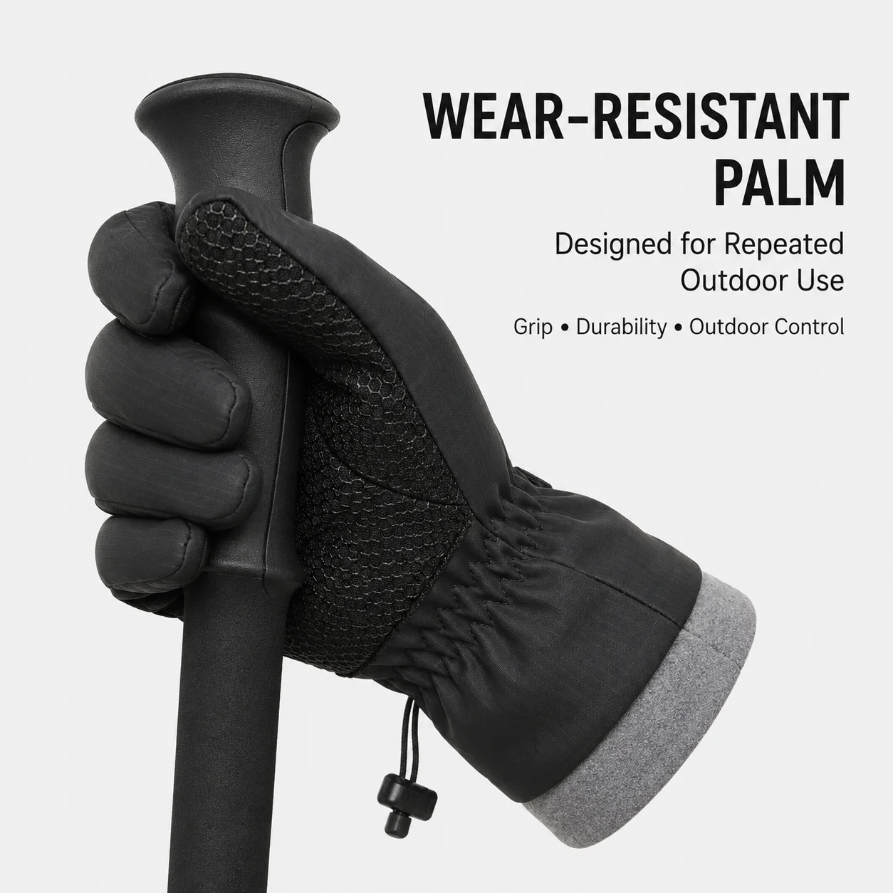 Outdoor Winter Gloves Men Women Thermal Windproof Water Resistant Anti Slip Hiking Gloves for Trekking Cycling Cold Weather - view 5