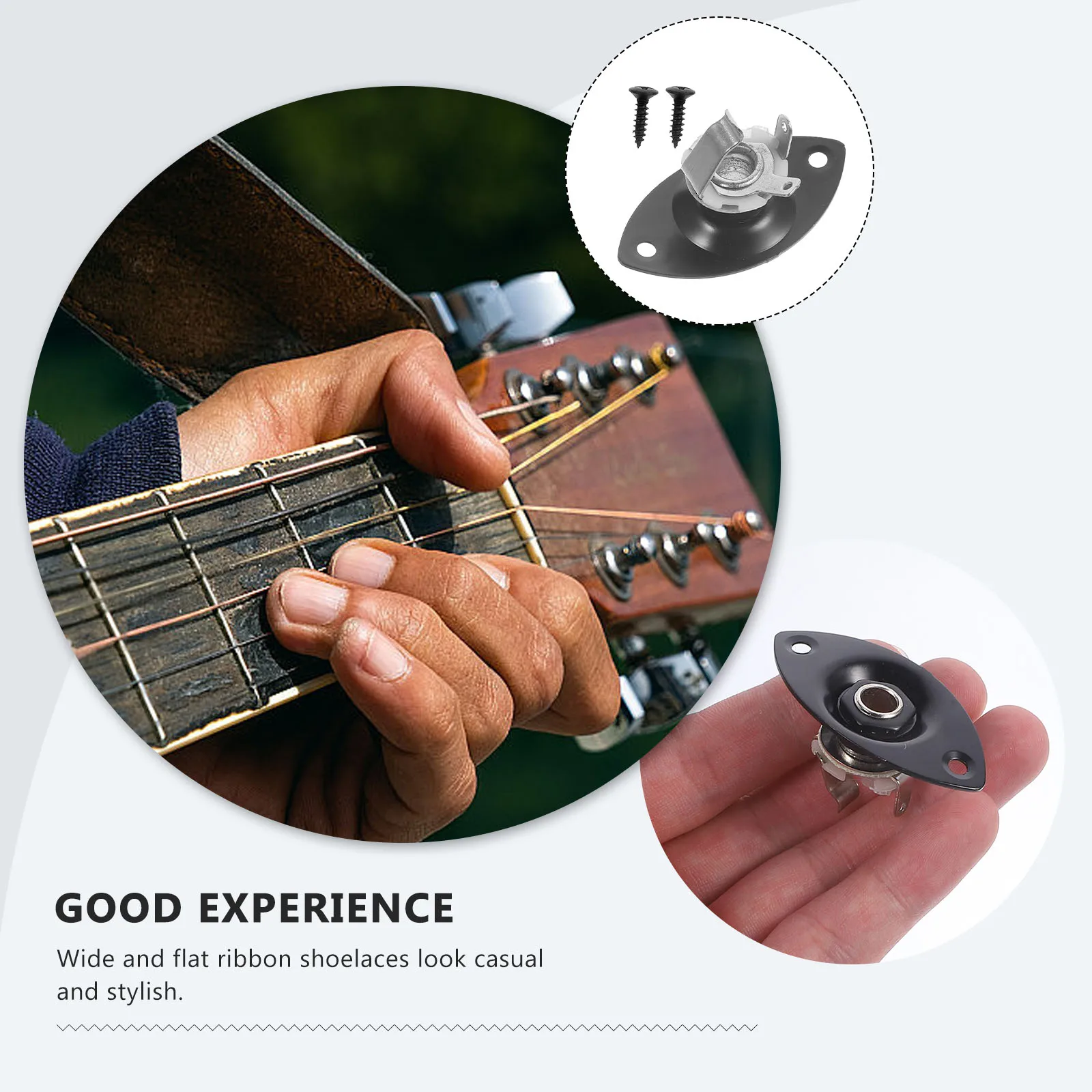 

Guitar Jack Tail Pin Output Electric Tool Hardware Guitars Connection Plate Socket Board Accessories