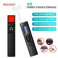 X13 Anti Spy Hidden Camera Detector Anti-Spy GPS Tracker Listening Device Bug RF Wireless Signal Scanner for Hotel Office Travel