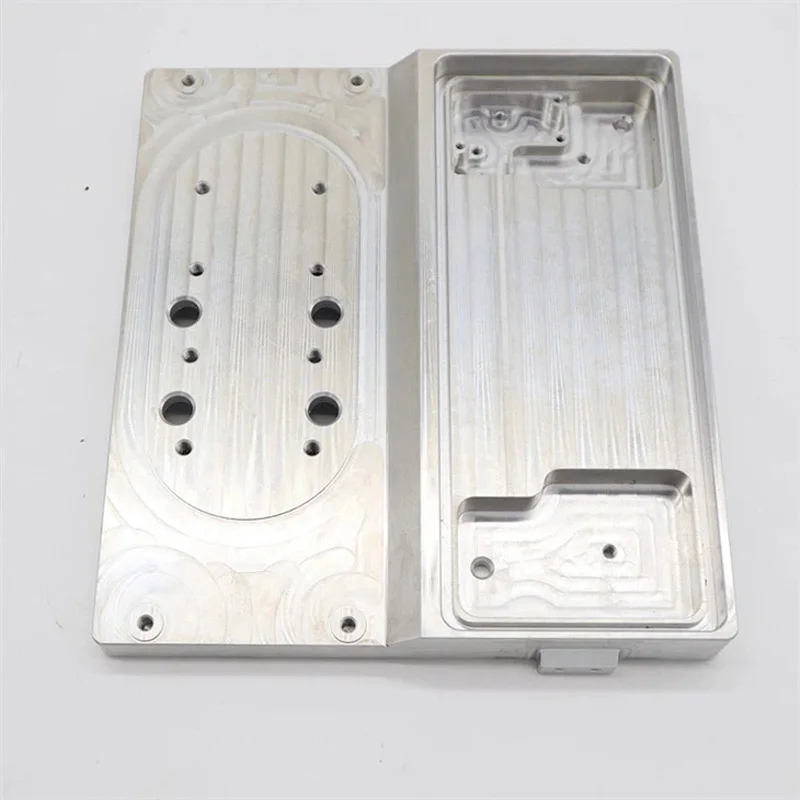Aluminum CNC Machining Part Water Cooling Cavity for New Energy Vehicle & Server Cooling System Custom Anodized Aluminum Parts
