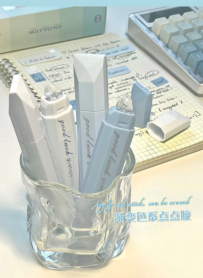 

Craft Adhesive Roller High-Gloss Adhesive Tape Roller Double Sided Tape Lightweight Glue Pen For Crafts Journals Diy Decorations