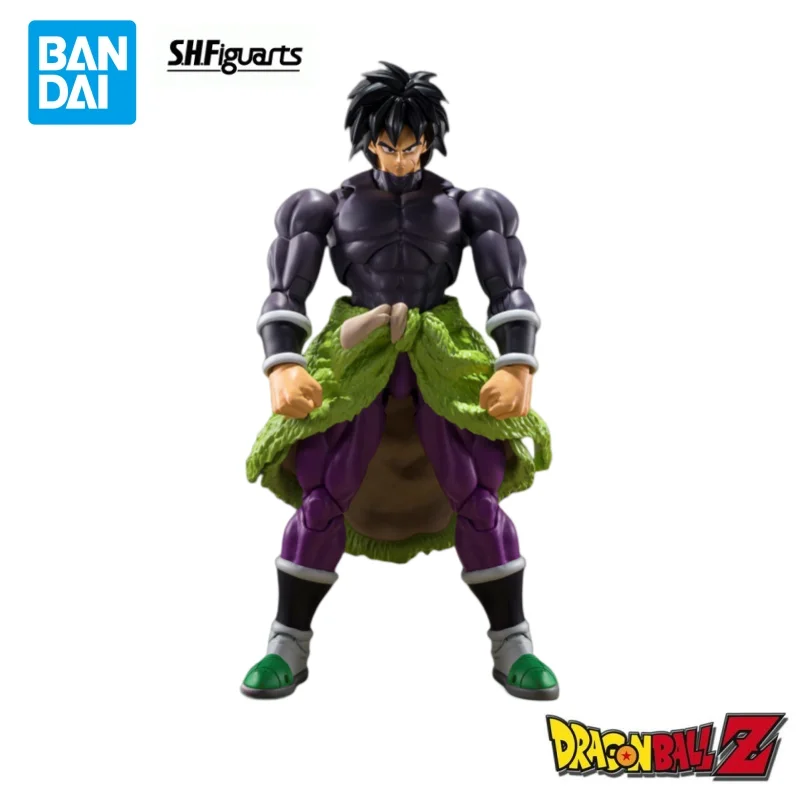 

In Stock Bandai Model Doll Brand New Boxed Dragon Ball Shf Super Hero Broli Original Anime Characters Garage Kit Collectible