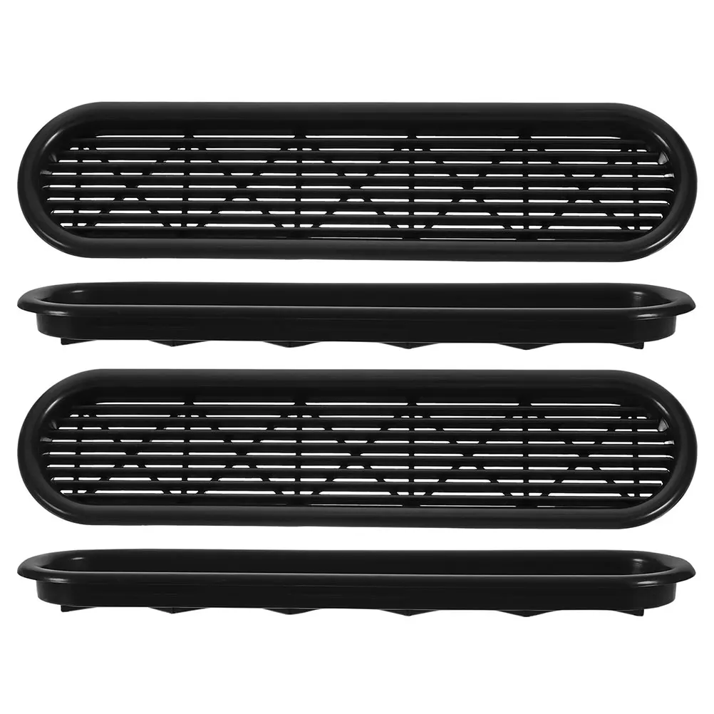 

4pcs Modern Ventilation Grille Covers For Wardrobe Shoe Cabinet Airflow Mesh Panels Furniture Heat Dissipation Ventilation Cover