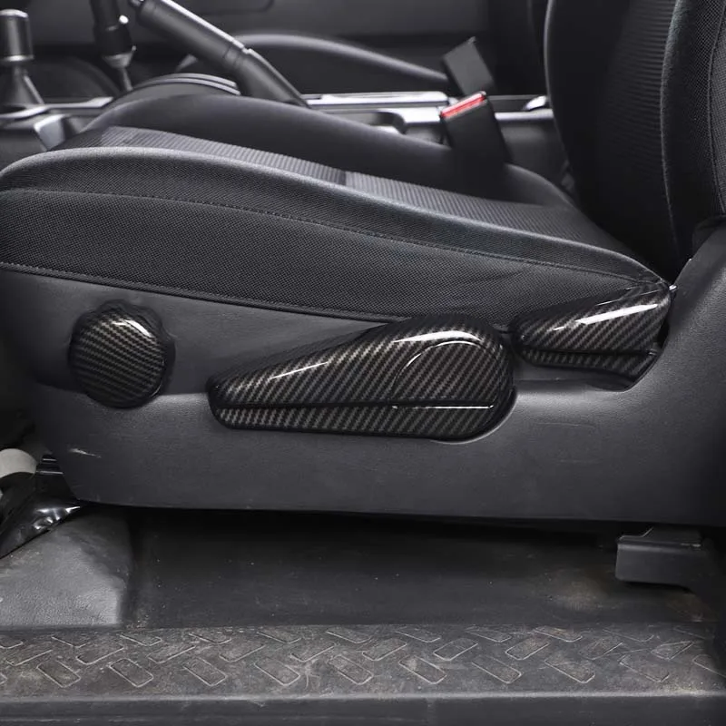 Marco de elevación de vidrio para coche, pegatina de fibra de carbono ABS, accesorios de protección interior y exterior, para Toyota FJ Cruiser