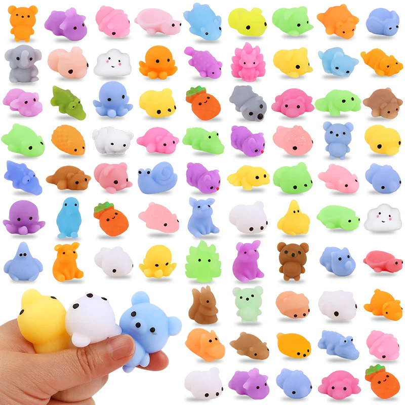 

10/20/50PCS Mochi Squishy Toys Mini Kawaii Squishy for Kids Birthday Party Favors Goodie Bag Filler Treasure Toy Classroom Prize