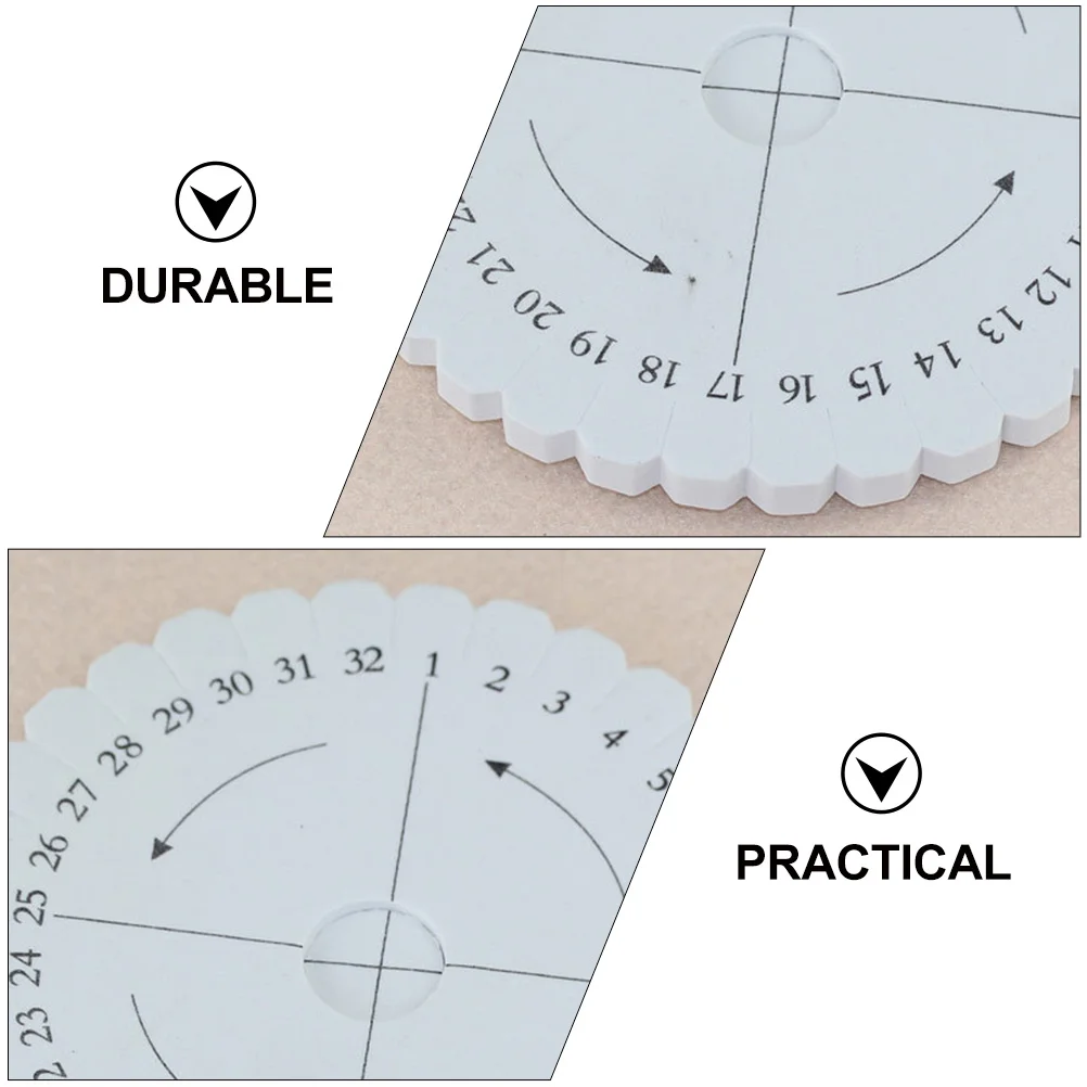

8Pcs Eva Round Square Beading Cord Discs Weaving Tools DIY Bracelet Rope Knitter Rope Weaving Board Knitting