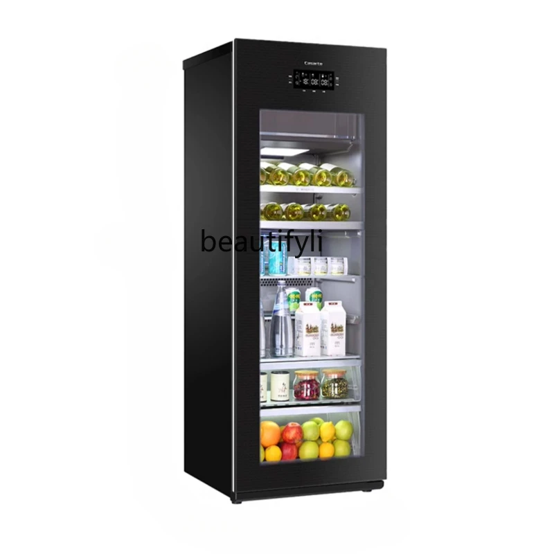 220l Living Room Ice Bar Tea Cabinet Frozen Ice Making Office Wine Cabinet Refrigerated Beverage Cabinet