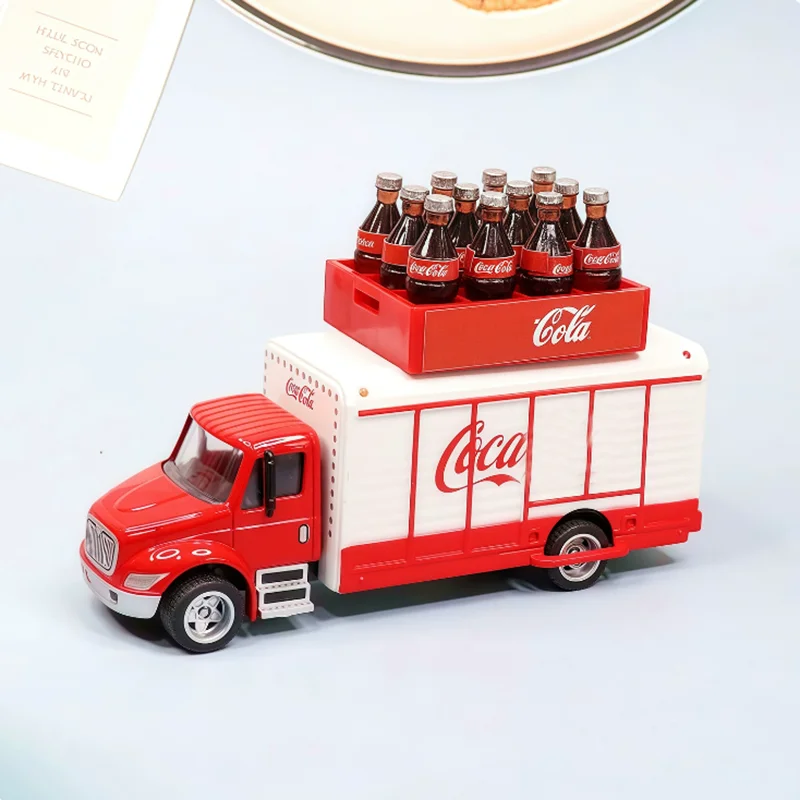 

Литой под давлением масштаб 1:64, модель грузовика из сплава, статическая коллекция, украшенные праздничные подарки, игрушки