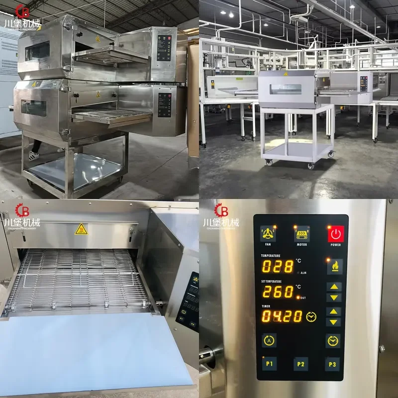 2026 Commercial Gas-type18 Inch Pizza Continuously Baking Conveyor Pizza Oven