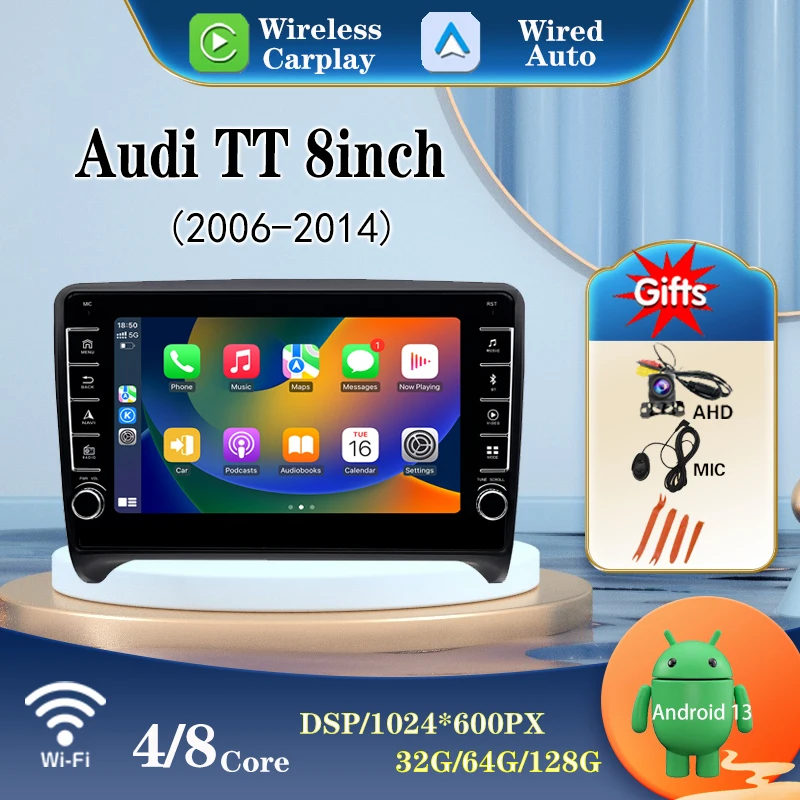 8"For Audi Tt MK2 8… - image