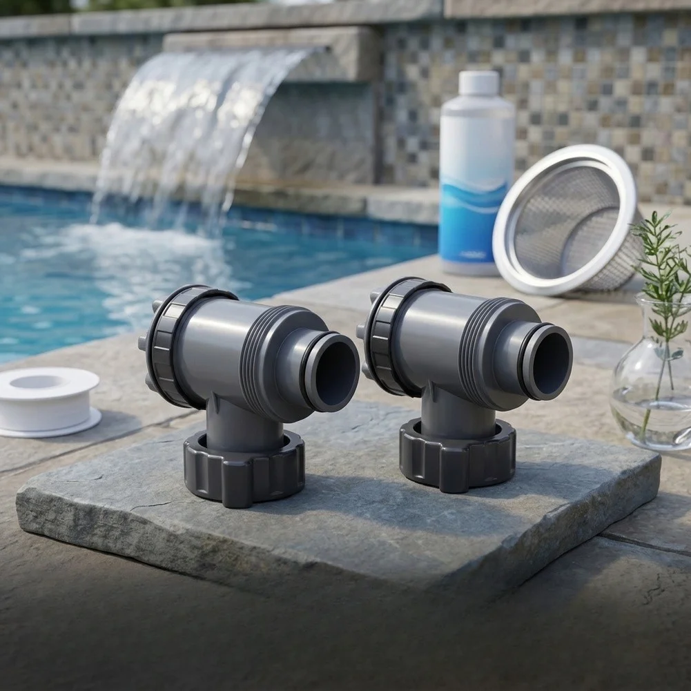 2pcs Replace On Off Plunger Valve Only Swimming Pool Filter Pump 38 Compatible Swimming Pool Filtration Pump