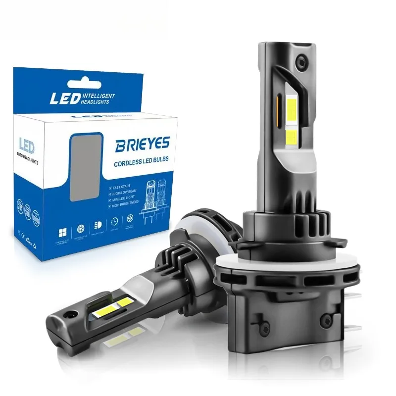 

2pcs H15 LED Headlight Bulbs CANBUS 6000K White 8000LM Car LED High Beam DRL Driving Lamp With Cooling Fan Error Free 12V