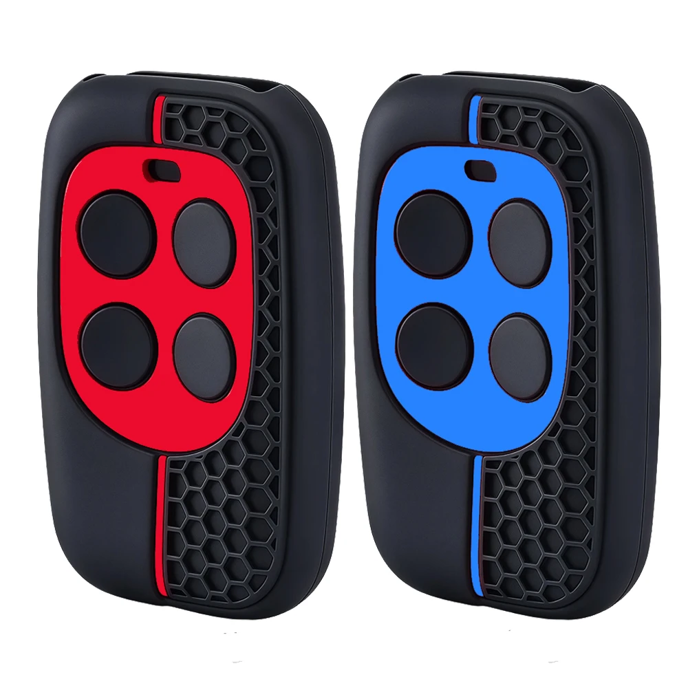 Silicone 4 Keys Colorful Remote Control RF Wireless Copy Code Remote Electric Cloning Gate Garage Door Auto Keychain for Home