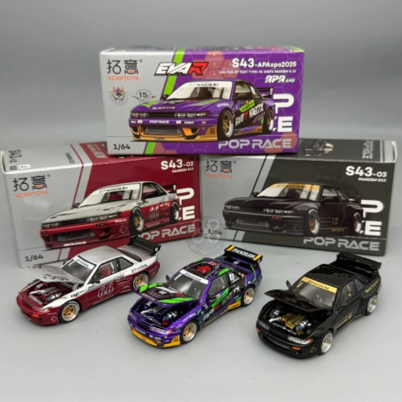 em-estoque-1-64-itens-novos-43-02-07-modelo-de-carro-estatico-em-liga-pandem-s13-edicao-limitada-para-colecionadores-como-presente-para-meninos-luxuoso