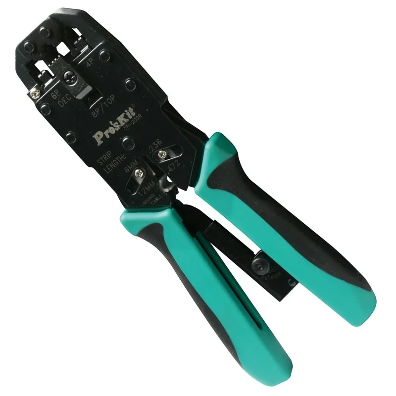 4 in 1 Pro'skit CP-200R 4P/6P/8P/10P/Professional crimping tool crimping tool network cutter modular crimping belt hand tool