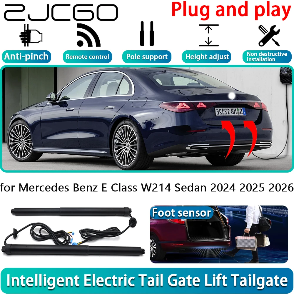 ZJCGO для Mercedes Benz E Class W214 Sedan 2024 2025 2026 Автомобильная электрическая задняя дверь с электроприводом, автоматическая система задней двери ZJCGO для Mercedes Benz E Class W214 Sedan 2024 2025 2026 Автомобильная электрическая задняя дверь с электроприводом, автоматическая система задней двери