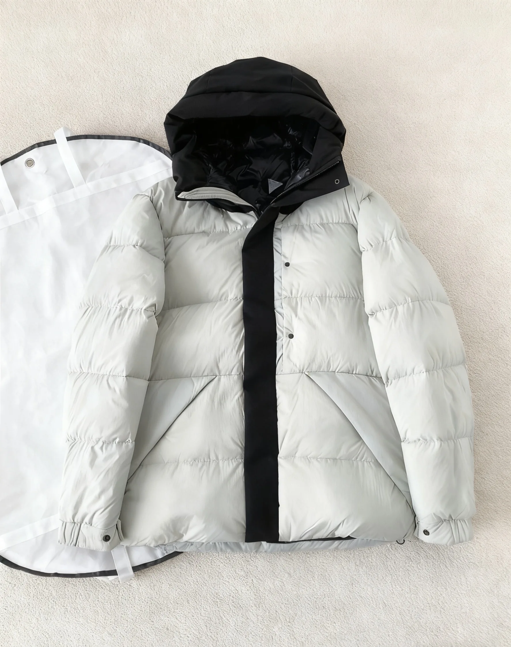 سترة منتفخة شتوية مقاومة للرياح لعام 2025 للرجال/النساء معطف دافئ مبطن خفيف الوزن